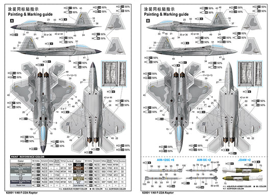 I love Kit 1/48 F-22A Raptor Model Kit