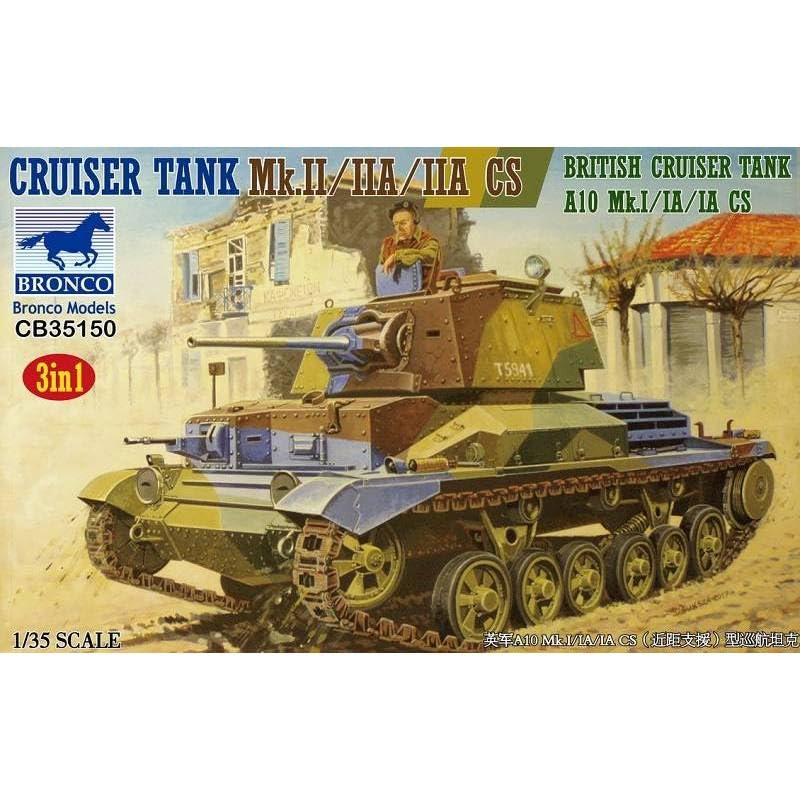 Bronco Models 1/35 British Cruiser Tank A10 Mk I/IA/IA