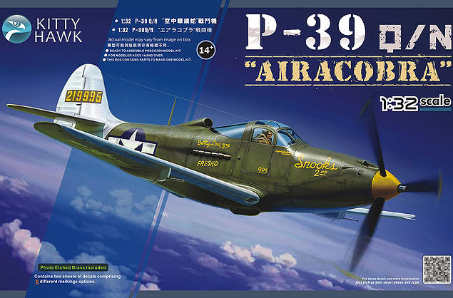 Kitty Hawk 1/32 P-39Q/N Airacobra Model Aircraft Kit