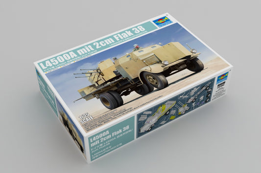 Trumpeter 1/35 L4500A with 2cm Flak 38 Model Kit