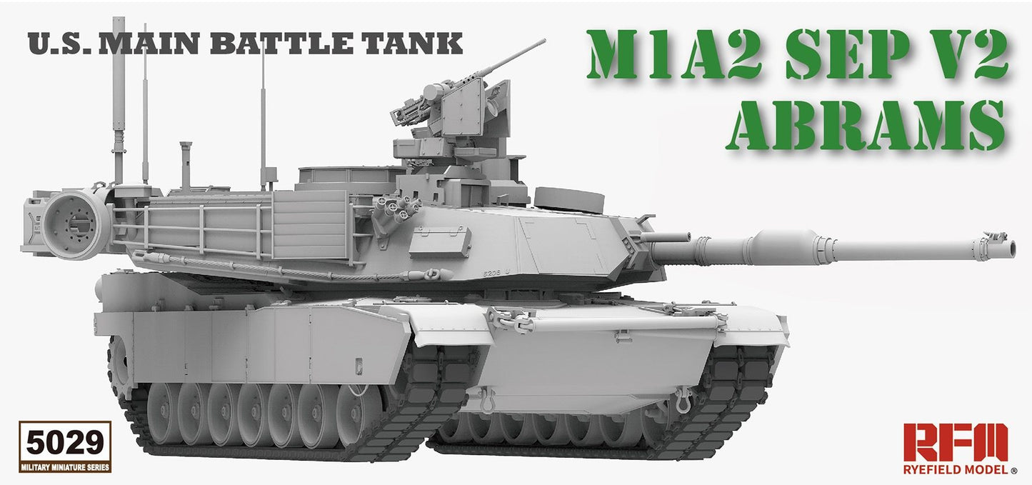 Rye Field 1/35 U.S. Main Battle Tank M1A2 SEP Abrams Model Kit