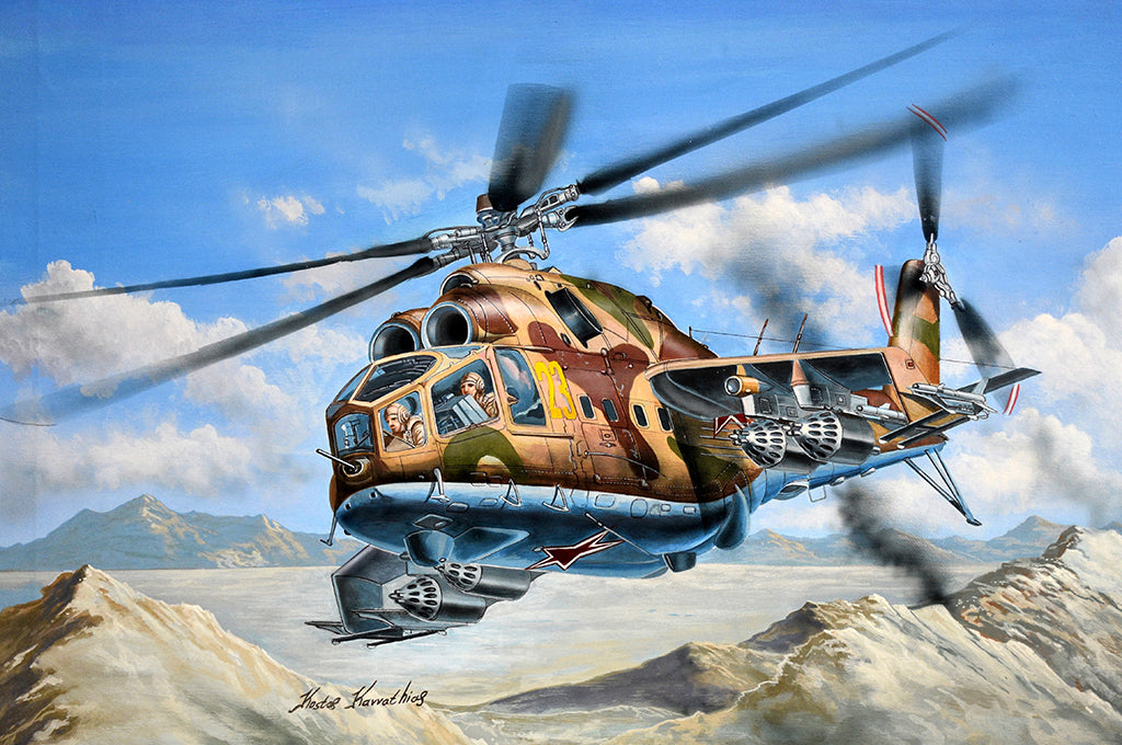 Trumpeter 1/48 Mi-24A Hind-B Model Kit