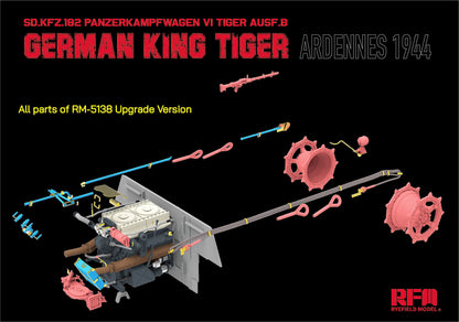 Rye Field Model 1/35 5138 King Tiger Sd.Kfz. 182 Pz.Kpfw.VI  Upgrade Version