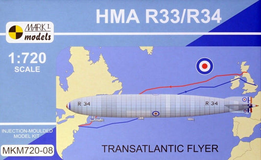 Mark 1 Models 1/720 HMA R33/R34 'Transatlantic Flyer'