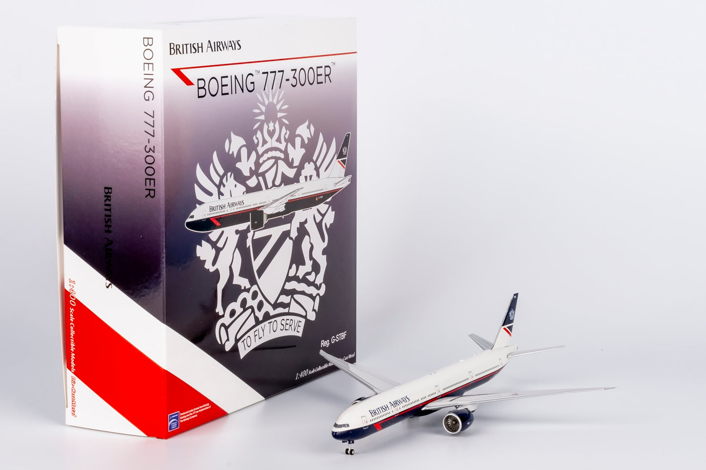 NG Models 1/400 73039 British Airways 777-300ER G-STBF Fantasy Retro Livery with GE engines