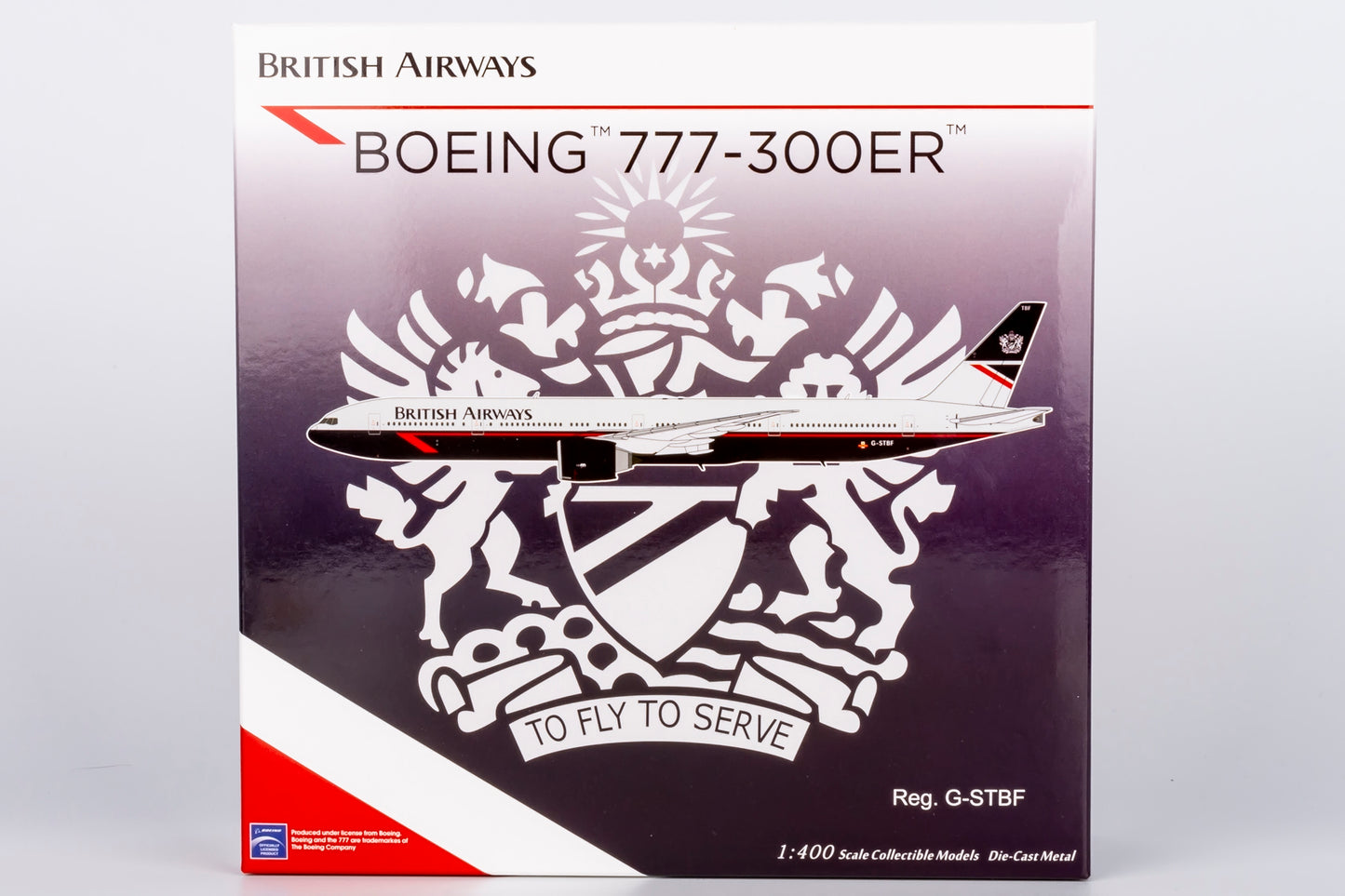 NG Models 1/400 73039 British Airways 777-300ER G-STBF Fantasy Retro Livery with GE engines