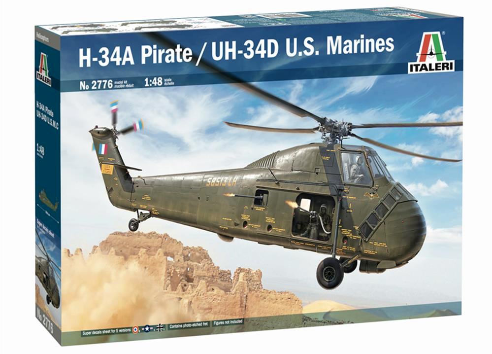 Italeri 1/48 2776 H-34A Pirate / UH-34D U.S. Marines Model Kit