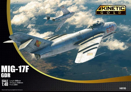 Kinetic 1/48 K48165 MiG-17F GDR Model Aircraft Kit