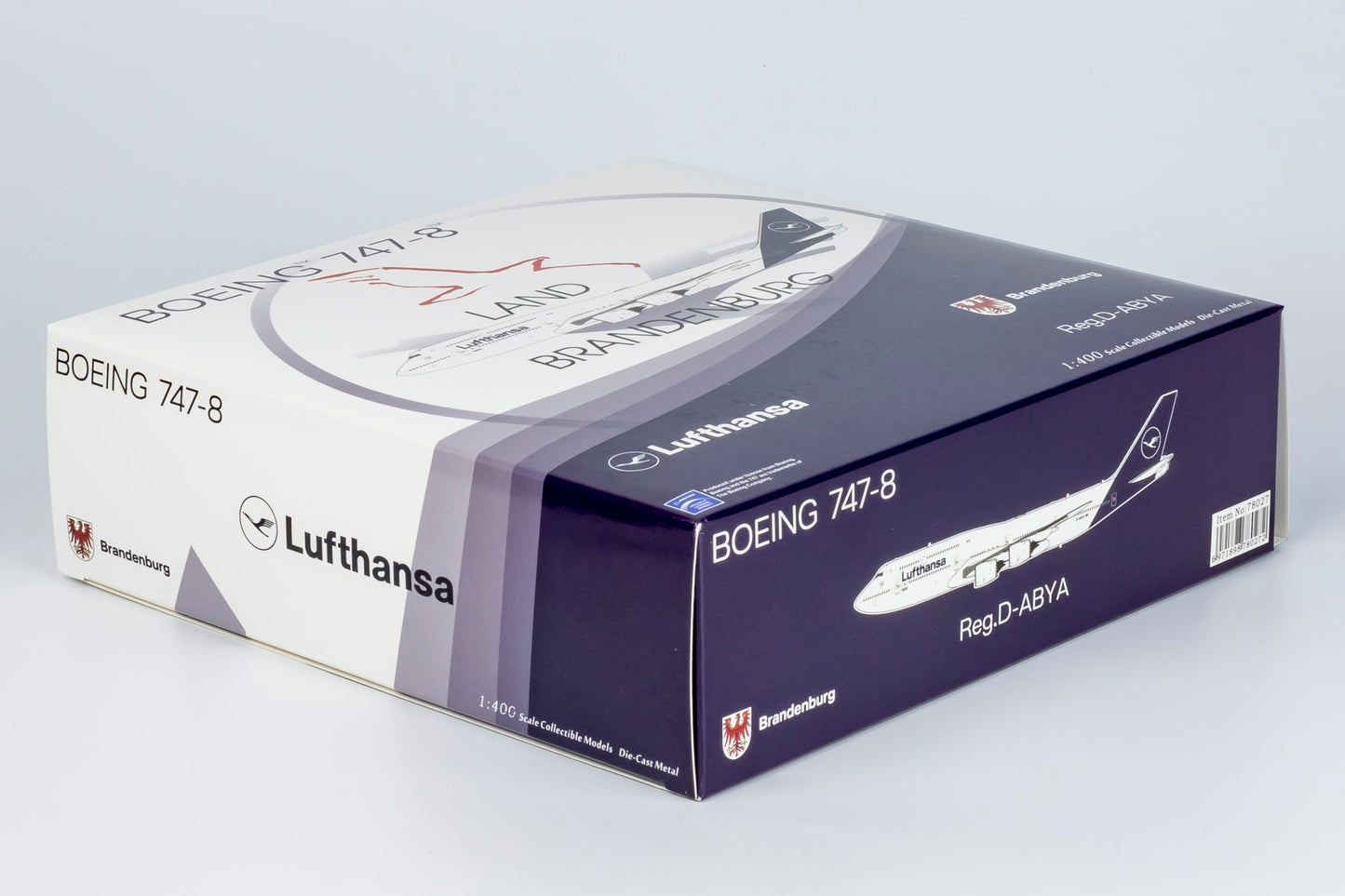 NG Models 1/400 78027 Lufthansa 747-8 D-ABYA  Named "Brandenburg"