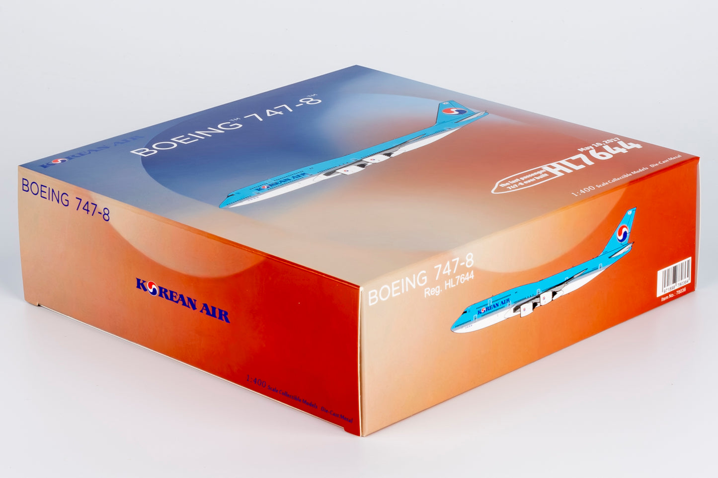 NG Models 1/400 78036 Korean Air 747-8 HL7644 The Last Passenger 747 Ever Built