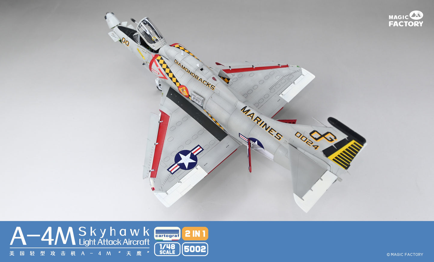 Magic Factory 1/48 A-4M Skyhawk Light Attack Aircraft 5002