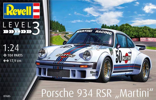 Revell 1/24 07685 Porsche 934 RSR "Martini" Model Kit