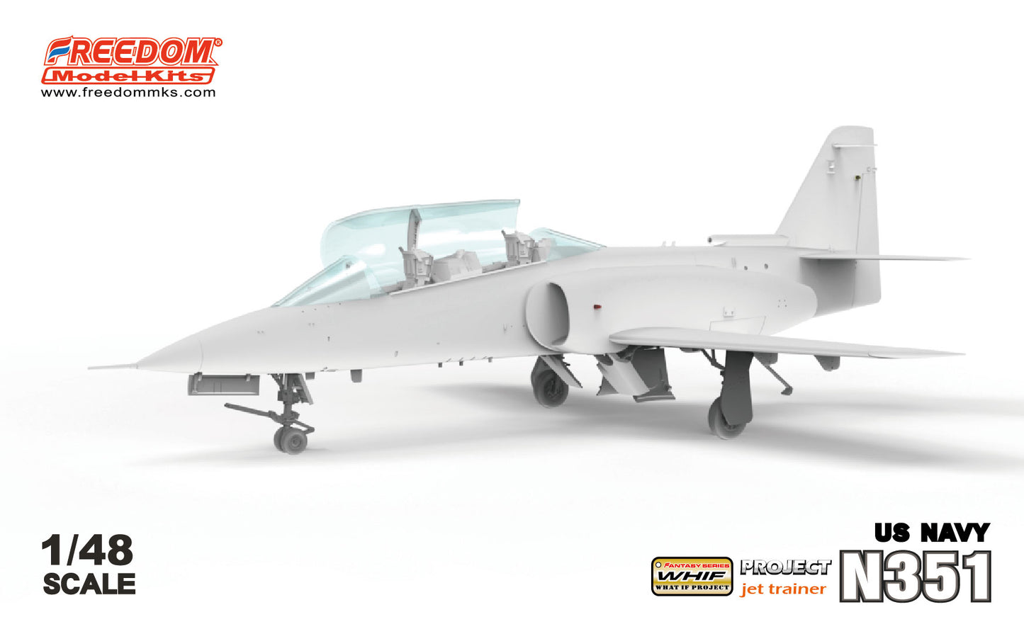 Freedom Model Kit 1/48 US Navy VTXTS Jet Trainer N351 Project