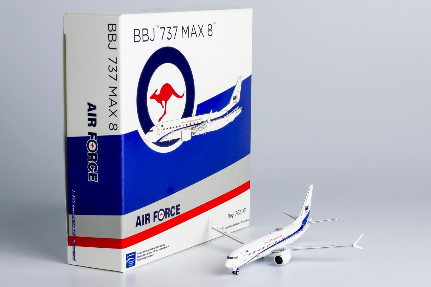 NG Models 1/4000 Royal Australian Air Force (RAAF) BBJ 737 MAX A62-001