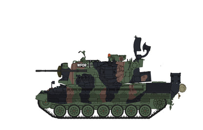 Meng Model 1/35 German Flakpanzer Gepard A1/A2 TS-030 Model Kit