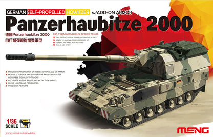 Meng Model 1/35 German Panzerhaubitze 2000 Howitzer w/Add-On Armor