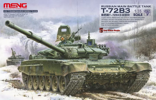 Meng Model 1/35 Russian Main Battle Tank T-72B3 TS-028 Model Kit