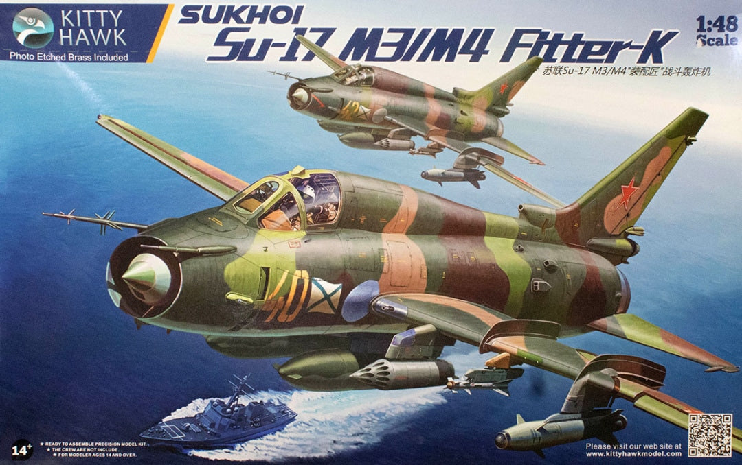 Kitty Hawk 1/48 Su-17 M3/M4 Model AIrcraft Kit