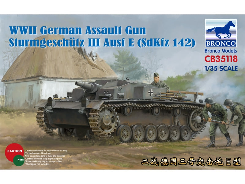 Bronco Models 1/35 Sturmgeschutz III Ausf E (SdKfz 142)