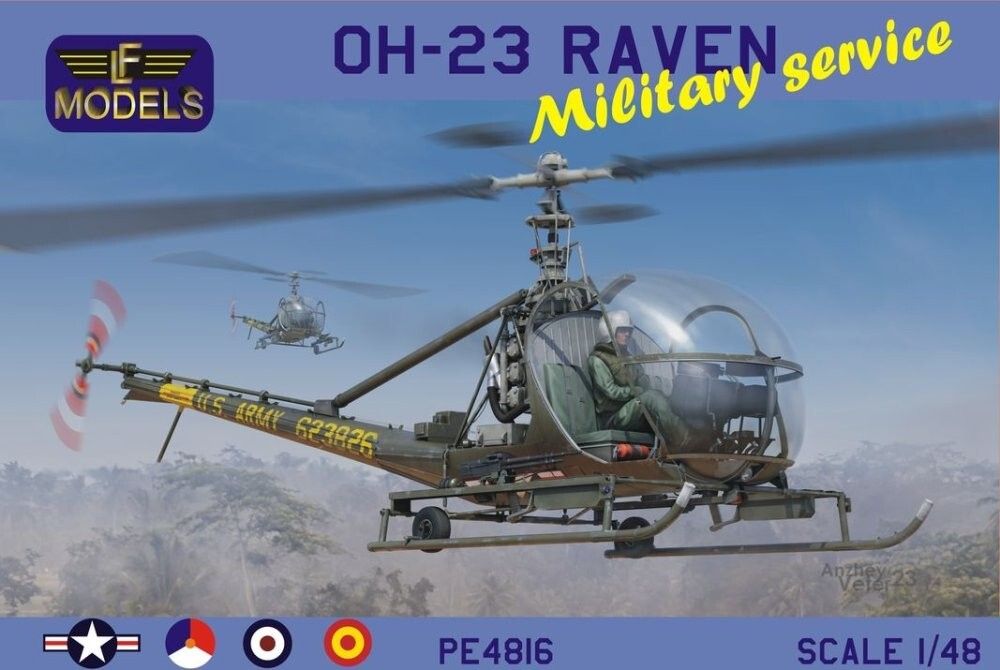 LF Model 1/48 4816 OH-23 Raven in Military service