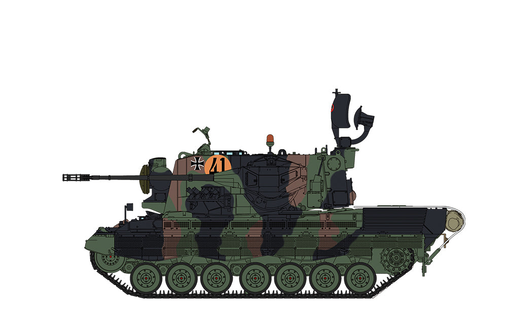 Meng Model 1/35 German Flakpanzer Gepard A1/A2 TS-030 Model Kit