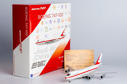 NG Models 1/400 The Boeing Company 747-100 N7470 named "CITY OF EVERETT"