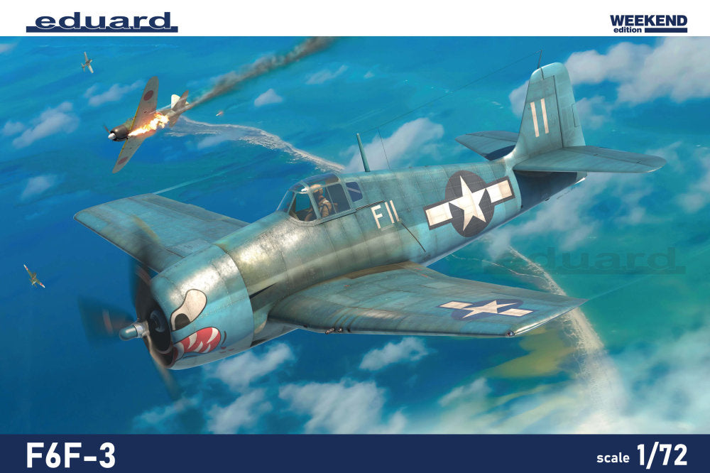 Eduard  1/72 F6F-3 (Weekend Edition) Model Aircraft Kit
