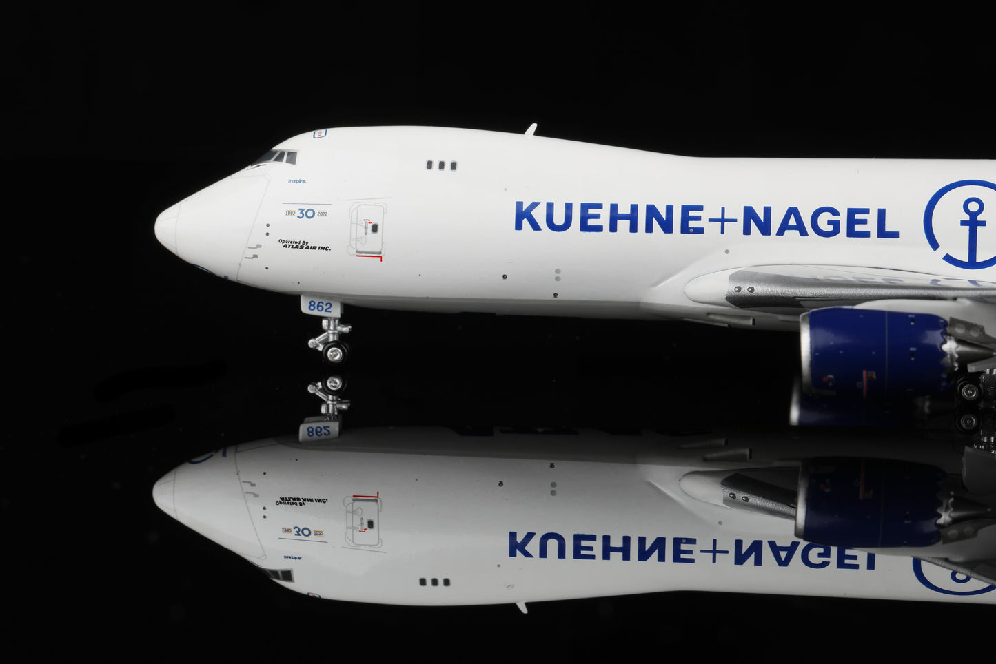 HX Models 1/400 Atlas Air Boeing B747-8F N862GT Standard Version