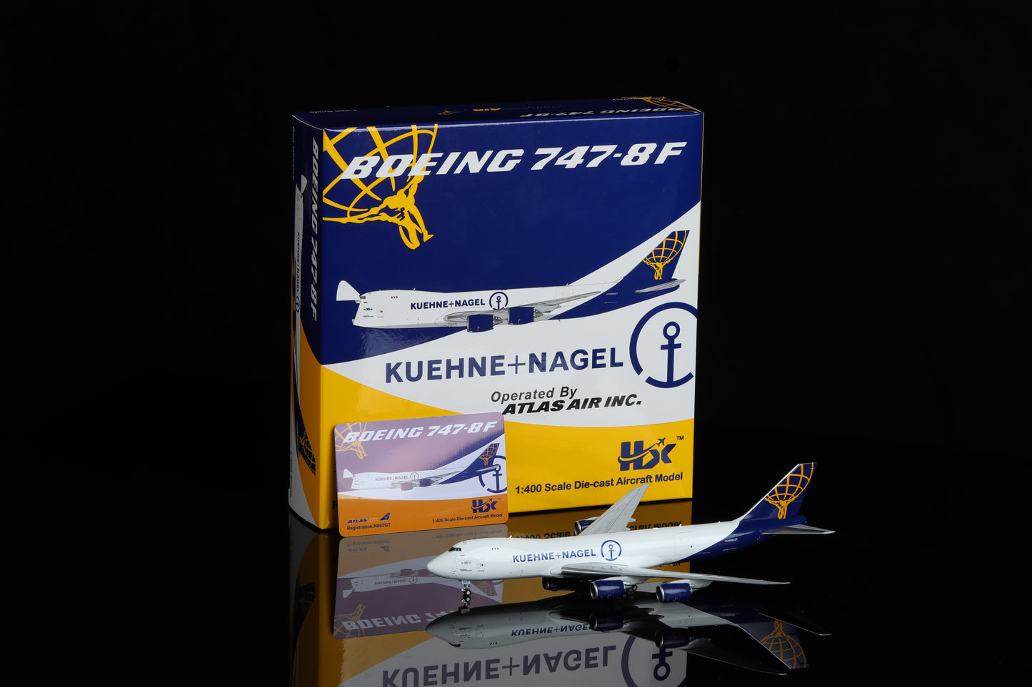 HX Models 1/400 Atlas Air Boeing B747-8F N862GT Standard Version