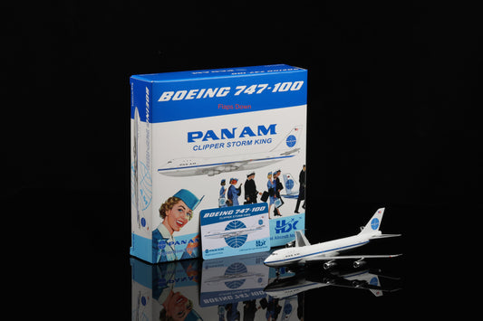 HX Models 1/400 Pan Am B747-100 “Clipper Storm King”"N732PA Flaps-Down Version