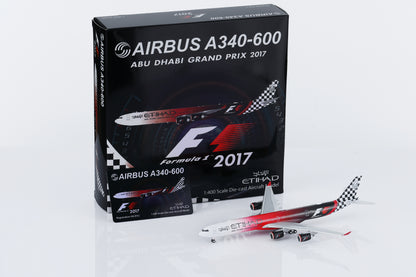 HX Models 1/400 Etihad Airways A340-642 A6-EHJ "Abu Dhabi GP 2017" Standard Version