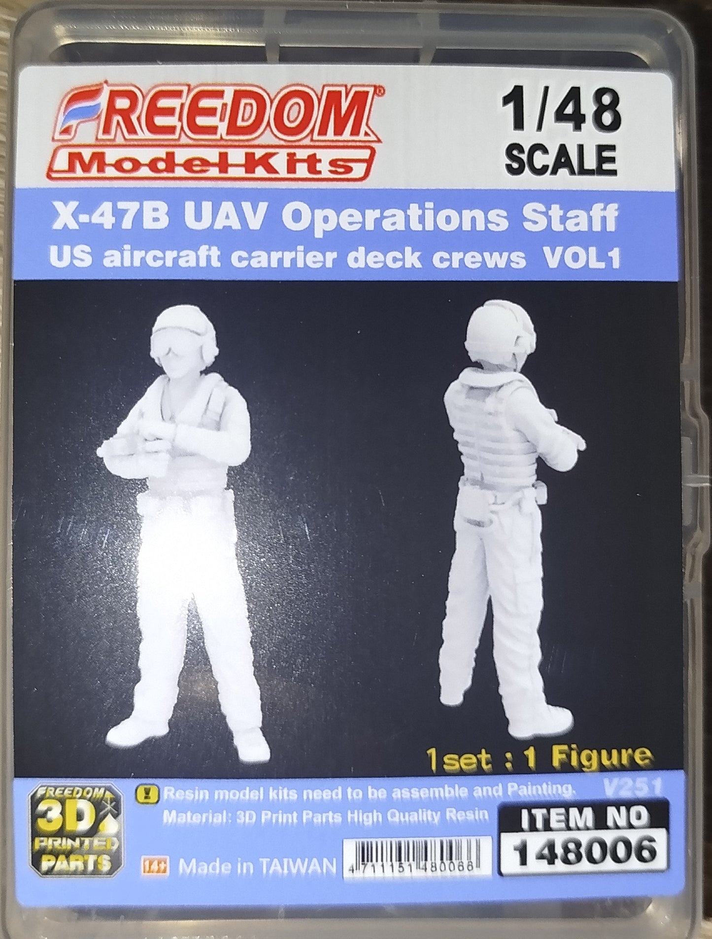 Freedom Model Kit 18001 1/48 18001 X-47B UCAV Model Kit