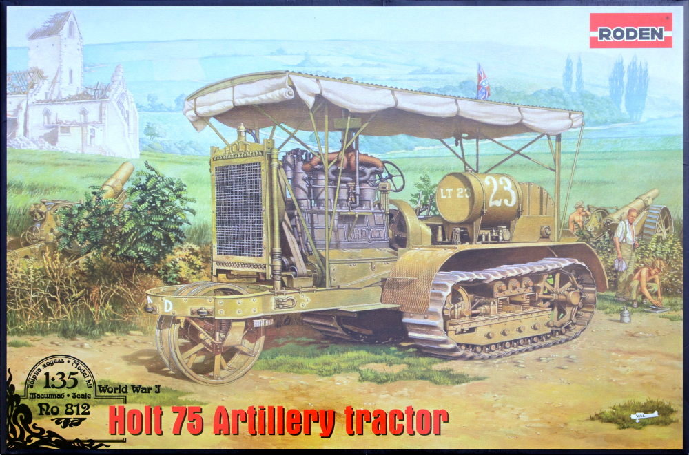 Roden 1/35 812 Holt 75 Artillery Tractor Model Kit