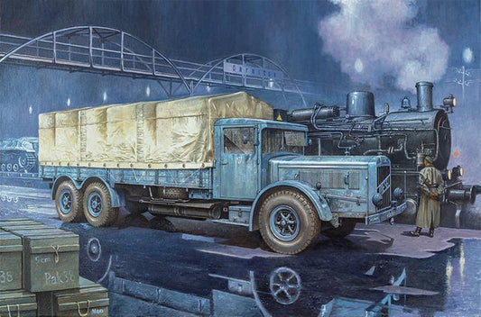 Roden 1/35 822 Vomag 8 LR LKW German WWII Heavy Truck Model Kit