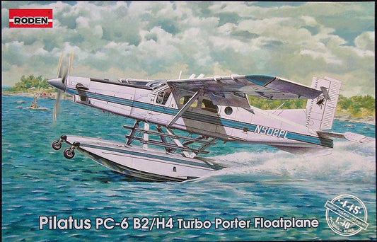 Roden 1/48 445 Pilatus 445 PC-6 B2/H4 Turbo Porter Floatplane