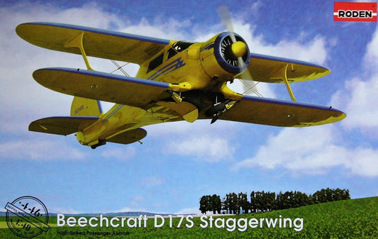 Roden  1/48 446 Beechcraft D17S Staggerwing Model Kit