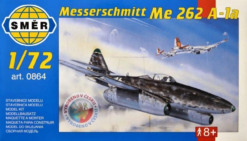 SMER 1/72 864 Me-262A Model Aircraft Kit