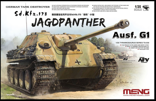 Meng Model 1/35 TS-039 German Tank Destroyer Sd.Kfz. 173 Jagdpanther Ausf. G1