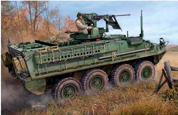 Trumpeter 1/35 M1131 Stryker FSV US Army Model Kit