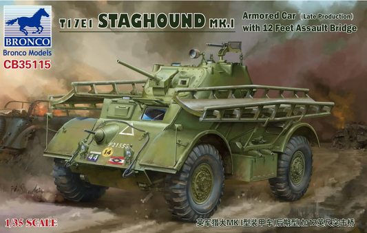 Bronco Model 1/35 T17E1 Staghound MK.1 (Late Production)