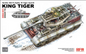 Rye Field 1/35 5159 Sd.Kfz. 182 Pz.Kpfw. VI Tiger Ausf. B King Tiger Full Interior/Clear Version