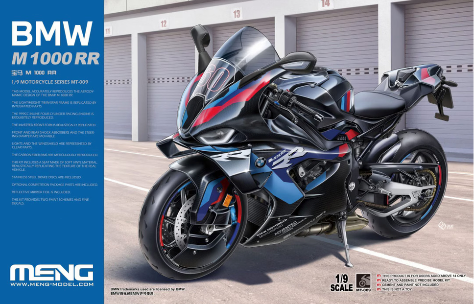 Meng Model 1/9 MT-009 BMW M 1000 RR