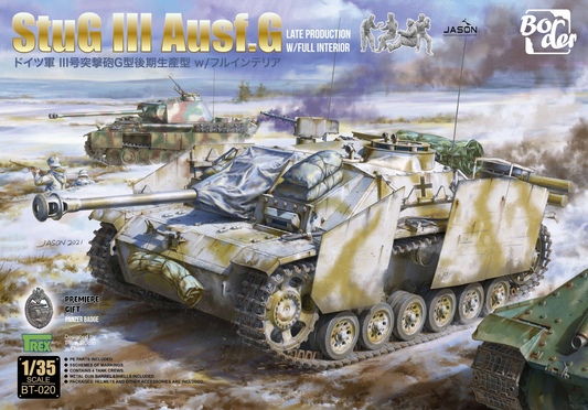 Border Model 1/35 BT-020 StuG III Ausf. G Late Production w/Full Interior Model Kit