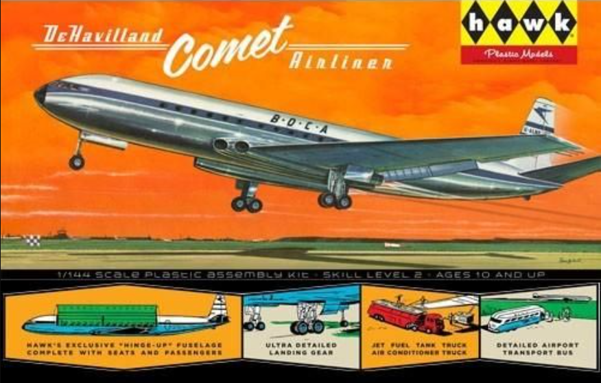 Lindberg 1/144 British Jetliner DeHavilland Comet