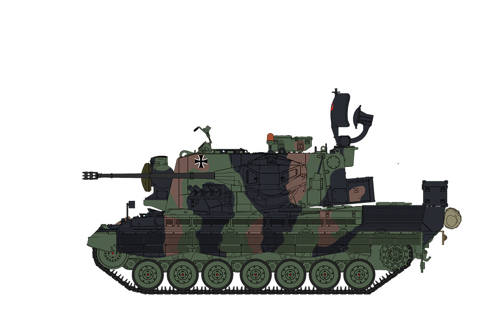 Meng Model 1/35 German Flakpanzer Gepard A1/A2 TS-030 Model Kit