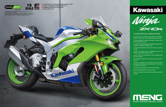 Meng Model 1/9 MT-007 Kawasaki Ninja ZX-10R