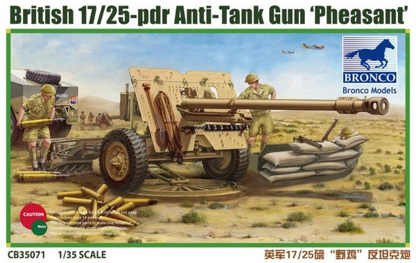 Bronco Models 1/35 British 17/25-pdr Anti-Tank Gun 'Pheasant'