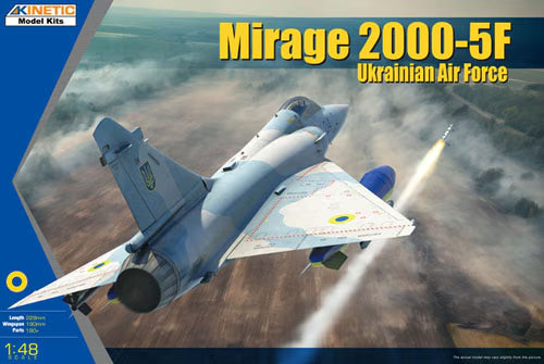 Kinetic 1/48 Mirage 2000-5F Ukrainian Air Force