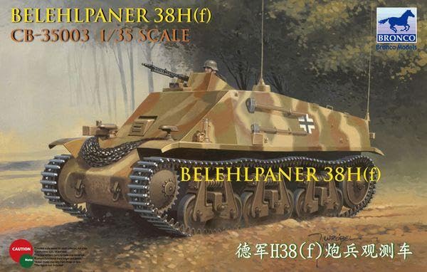 Bronco Models 1/35 Befehlspanzer 38H(f) Model Kit