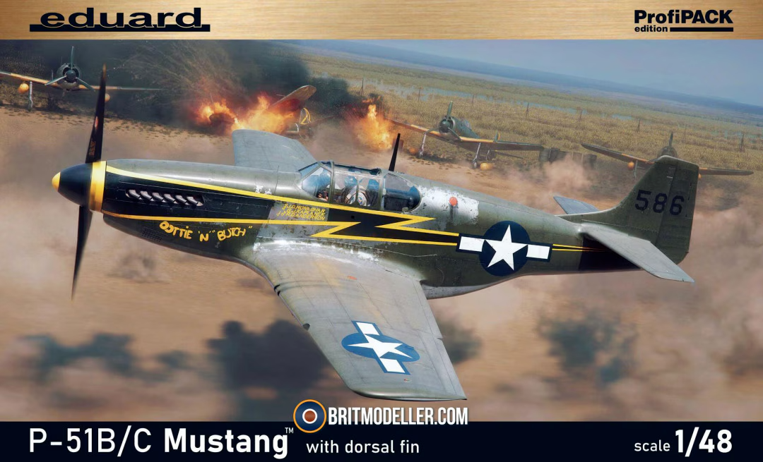 Eduard 1/48 82108 P-51B/C Mustang With Dorsal Fin Model Kit